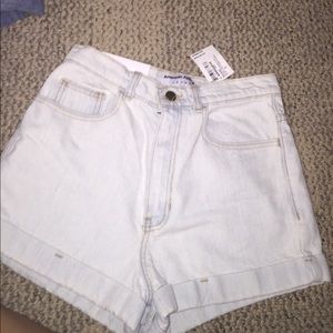 NWT American Apparel jean shorts